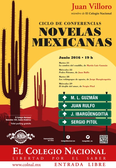 juan villoro conferencias sobre Novelas Mexicanas del Siglo XX