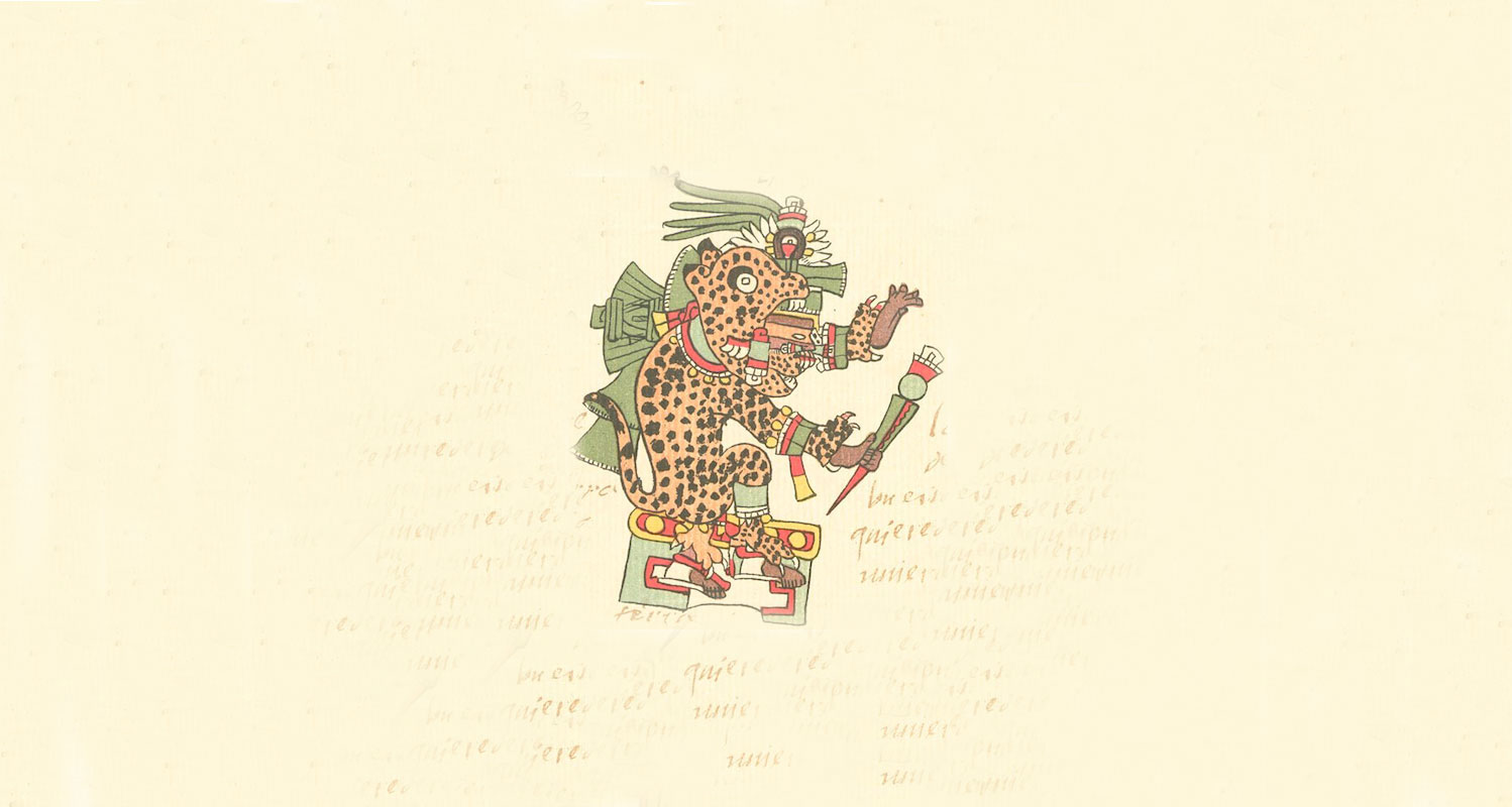 Imagen de dios jaguar para ilustrar el cuento de borges la escritura de dios