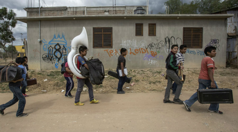 escuela de musica basurero oaxaca